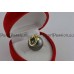 Tahiti parelhanger zwarte zoutwaterparel 14mm x 15mm goud 14k 585  y