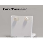 Gouden pareloorbellen oorknopjes 14k fijn ca. 3- 3.5mm A 585 y0