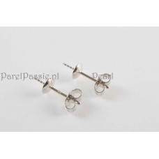 Wit gouden oorstekers Jka 14k 585 parels los kopen 5mm kap  y.