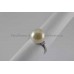 Zuidzee pareling echte zoutwaterparel ca.12.4mm zillverenring maat 18 57 a 58   y+