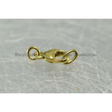 Gouden Cartier slot met sluitoog 14k 585 9 mm, voor armband of collier y