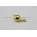 Bolslot voor parelketting of parelsnoer zilver verguld 8mm bolslot JKa 925  y..