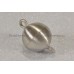 Parelketting* olie parels zoetwater magneetslot zilver JKa 42 cm y