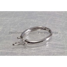 Parelclip zilver voor grote parels twister slot lange ketting kort maken deze is alleen te koop samen met een parelcollier ..