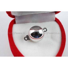 Zilveren 9mm bolslot  JKa 925 voor parelketting of parelsnoer  y..