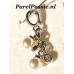 Zilveren hanger aanhanger luxe met cz en imitatie parel