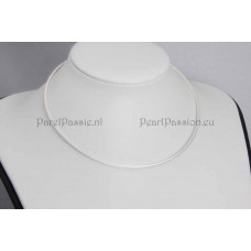 Zilveren kabelcollier 45 cm, 2.3mm dik met bajonet slot y