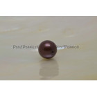 Zwarte zoetwaterparel 8,5mm AAA top kwaliteit aubergine tint echt ronde  y