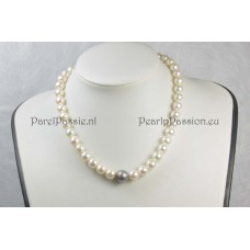 Tahiti parel in collier grote zoutwater zoetwater ketting gratis knopen top glans witte parels y