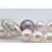 Tahiti parel in collier grote zoutwater zoetwater ketting gratis knopen top glans witte parels y