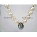 Verkocht Parelcollier Tahiti parel zoetwater parels gouden balletjes 45cm en magneetslot zilver verguld  y