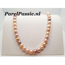 Roze zoetwater ronde parels  los parelsnoer 9mm  AA mooie kwaliteit  y