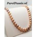 Roze zoetwater ronde parels  los parelsnoer 9mm  AA mooie kwaliteit  y