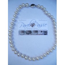 Verkocht Parelketting * zoetwater 10-11mm