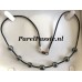 Zwarte Tahiti zoutwaterparel modern leer ketting of armband zilveren vrouw en man ..