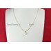 Witgouden parelhanger diamant AAA druppel 8x12mm parel  y..