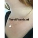 Parelhanger goud 14k cultivé AAA 9mm wit 14k  top kwaliteit  y.