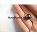 Tahiti parel hanger 11.7x 11.4mm zwart grijs blauw zilver verguld  y