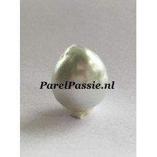 Zuidzee parel wit 11x12mm  zoutwater niet geboord kan als optie y