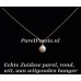 Zuidzee parel hanger 11 mm wit rond, witgoud 14k 585  y