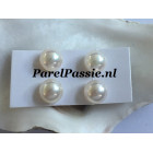 Akoya zoutwaterparel  AAA wit  6.7 - 7 mm wit half geboord 1 stuk  y