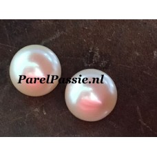 Parels witte zoetwater 10.5  - 11mm AAA rond per stuk top kwaliteit als Akoya  y+