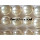 Grote zoetwaterparels paar AAA kwaliteit 10mm bouton voor oorbellen met stekers  y