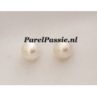 Parel rond AAA+ zoetwater 9,1mm top kwaliteit 1 st niet geboord ..