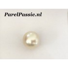 Echte Zuidzee zoutwater parel gave druppel room druppel 12,5 x 13mm ..