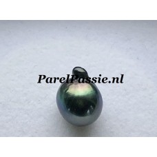 Tahiti * parel groene barok zoutwater 13mm x 15mm y