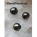  Tahiti parel zwart grijs los per stuk 10mm a 11mm zoutwater voor parelring of hanger ..