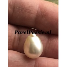 Verkocht Prachtige Zuidzee zoutwater parel witte druppel 11,5mm x 15mm ..