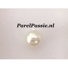 Zuidzee parel wit enorme 11,9 x 13,3 mm zoutwater niet geboord  y