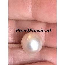 Echte Zuidzee zoutwater parel witte rond 12.5mm Lombok Indonesië niet geboord  y 