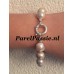 Parelarmband grote zoetwaterparels 12- 13mm 20cm roomwitte Edison  y