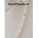 Akoya zoutwater parelcollier 5mm -5,5mm witgouden slotje 14k 38cm - 50cm opmaat service  y