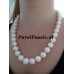 Parelketting zoetwaterparels  zeer groot  12 - 14mm 50cm  y+