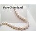 Zuidzee parelsnoer grote zoutwaterparels 11 mm - 13mm gouden slot  y-