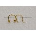  Gouden oorhaken voor pareloorbellen maken pin kap 3mm 14k x