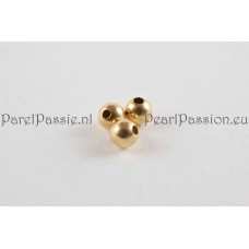 Gouden balletjes 3mm rond 14k goud per 2 stuks y. Gouden balletjes 3mm rond 14k goud per 2 stuks y.