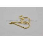 Gouden * oorhaken 14k 585, hanger met pin en parel apart kopen, uitverkocht 