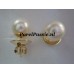 Gouden oorstekers voor grote parels JKa 14k 585 parelschotel 7mm en 11mm achter ..
