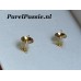 Gouden oorstekers voor grote parels 14k 585 parelschotel 6.7mm ..