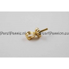Gouden hanger kap pin, 14k  585,  zonder parel