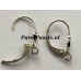 Witgouden oorbellen met clipsluiting 14k 585 met pin hangers, parels los kopen ,,