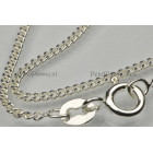 Zilveren gourmet ketting 42 cm 1.5mm , 925 gratis verzenden ..