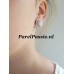 Parel oorhangers  roze 10,2mm zoetwaterparels AAA, zilver 925 y
