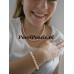 Parelset perzik roze parelketting armband oorknoppen 7-8mm ..