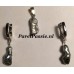 Wit zilver grijs keshi parel set  4 - 18,5 mm zoutwaterparels zilver  y
