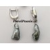 Wit zilver grijs keshi parel set  4 - 18,5 mm zoutwaterparels zilver  y